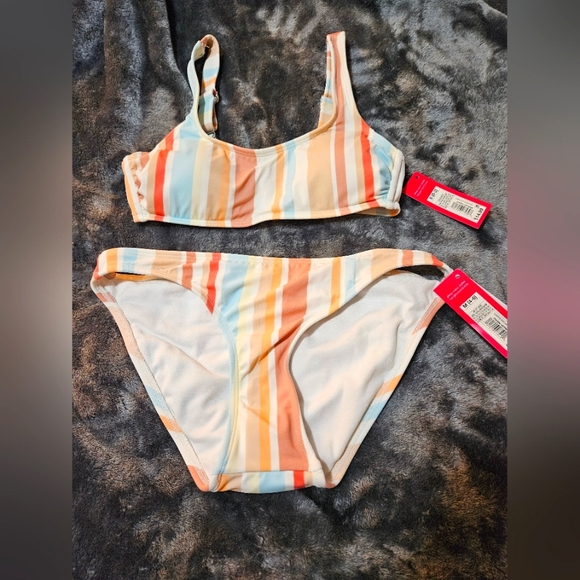 Xhilaration Other - Xhilaration Striped Bikini size S + M